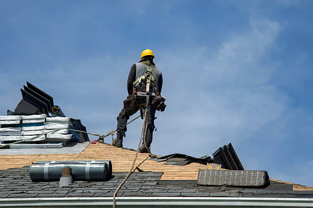 Professional Storm Damage Roof Repair technician working in Elon, NC